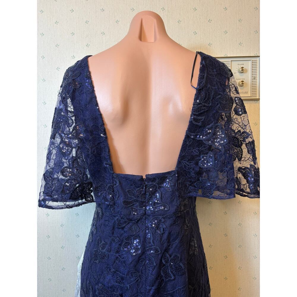 Dress the Population Roseanna Lace Sequin Fit & Flare Dress Medium Cocktail NWT - Picture 11 of 11